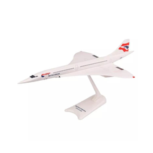 Load image into Gallery viewer, British Airways Concorde G-BOAC 1:250 scale model on display stand