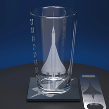 Load image into Gallery viewer, Concorde Engraved Pint Glass Gift Set