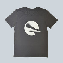 Load image into Gallery viewer, GREY CONCORDE NOSE AND TAIL T-SHIRT