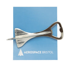 Load image into Gallery viewer, Magnetic Concorde bottle opener exclusively designed for Aerospace Bristol.