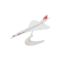 Load image into Gallery viewer, Corgi British Airways Concorde die-cast model on display stand