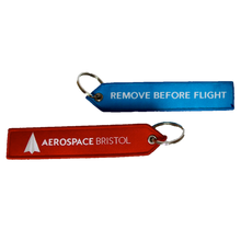 Load image into Gallery viewer, Keyring: Remove Before Flight / Aerospace Bristol