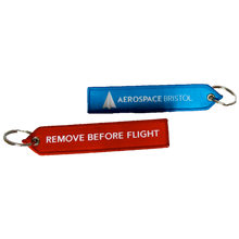 Load image into Gallery viewer, Keyring: Remove Before Flight / Aerospace Bristol