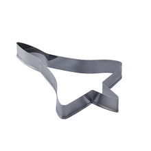 Load image into Gallery viewer, A stainless steel star-shaped cookie cutter on a solid white background.
