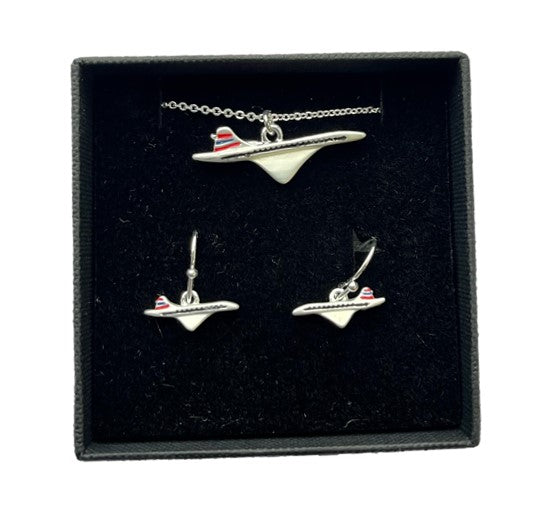 CONCORDE COMBINATION EARRINGS AND PENDANT