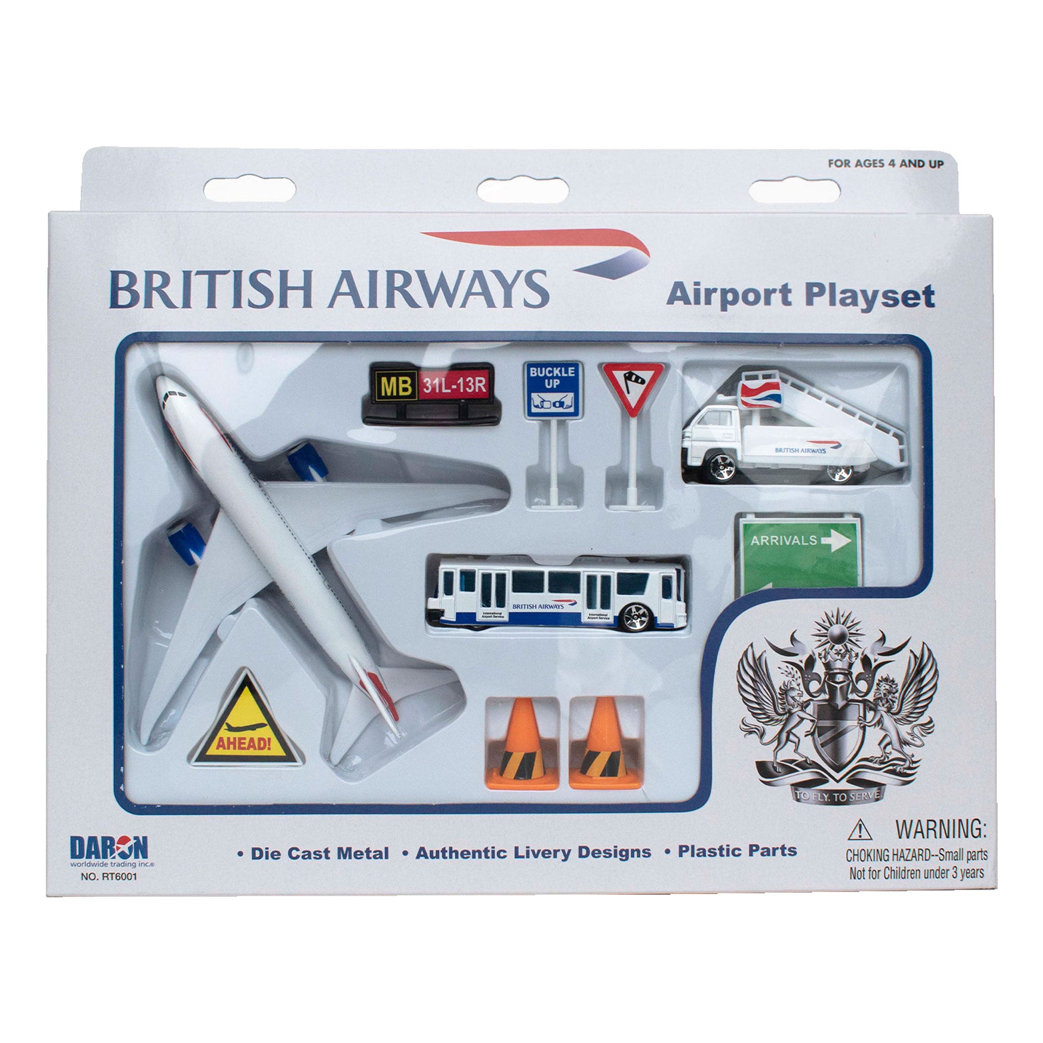 British Airways 空港プレイセット デラックス BRITISH AIRWAYS - AIRPORT PLAYSET – Aerospace Bristol