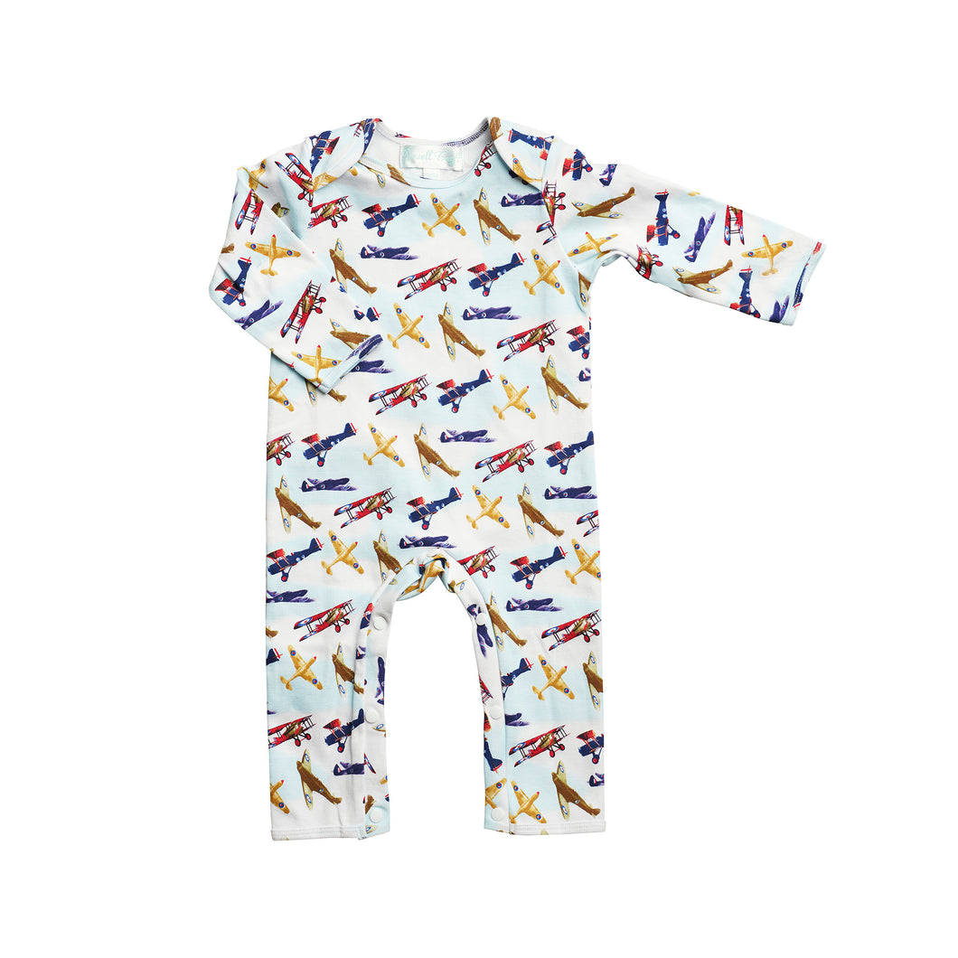 VINTAGE AEROPLANE CHILDRENS JUMPSUIT