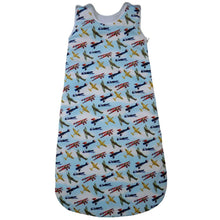 Load image into Gallery viewer, VINTAGE AEROPLANE CHILDRENS SLEEPING BAG
